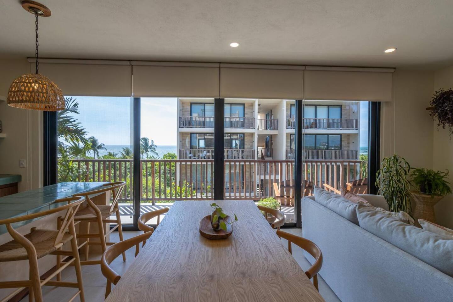 Hermoso Departamento Con Vista Al Mar Isla Holbox Exterior foto